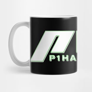 P1HARMONY Retro Retro Glow (Green and White) Mug